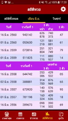 ใบหวย เลขดัง ทุกสำนัก android App screenshot 1